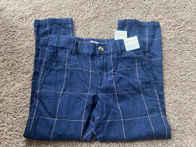 Gymboree Nwt Boys Holiday Dressed Up Blue Plaid Christmas Pants Size 5