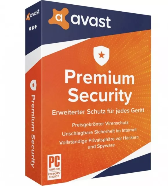 Avast Premium Security 2023 / 2024 10 Geräte 3 Jahre Key