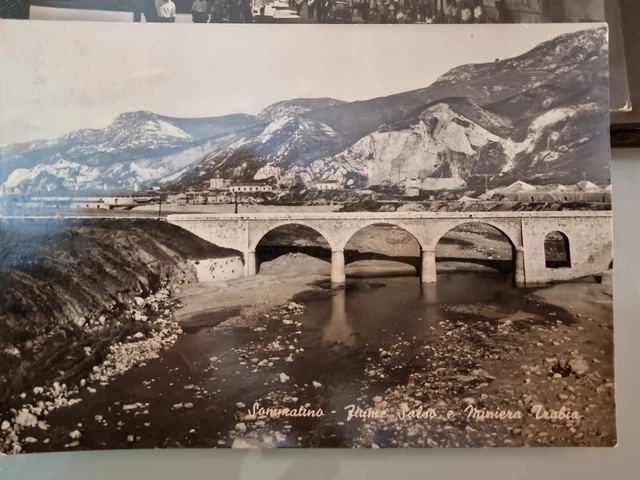 Cartolina Sommatino - Fiume Salso E Miniera Trabia Fg / Vg