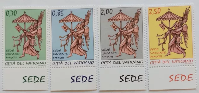 Vaticano Serie SEDE VACANTE 2013 Nuova -  Valore facciale € 6,05.