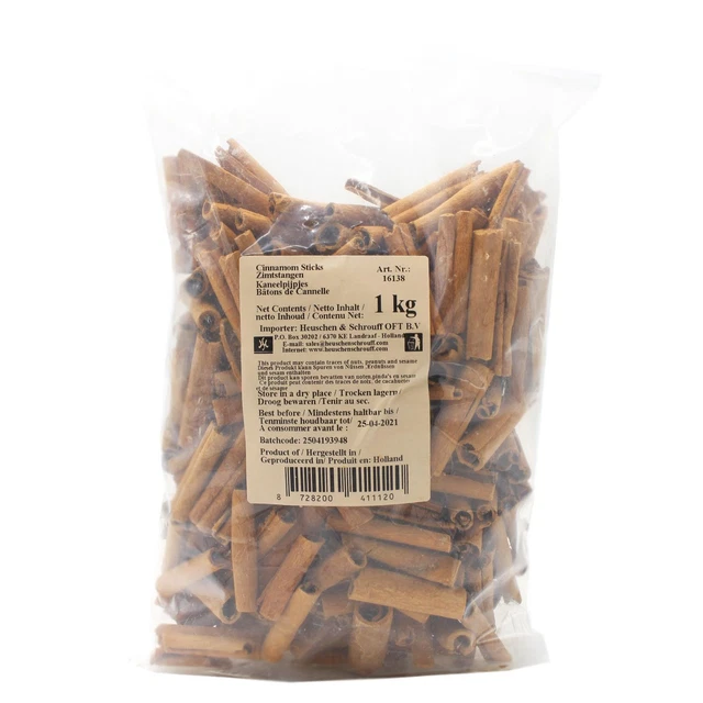HS Zimtstange Que 1kg Cinnamon Zimt Stange Zimtstangen