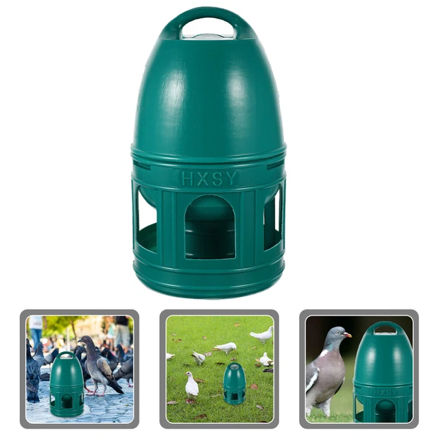 Dispensador de agua para aves alimentador de palomas portátil alimentador de agua para aves cerdo