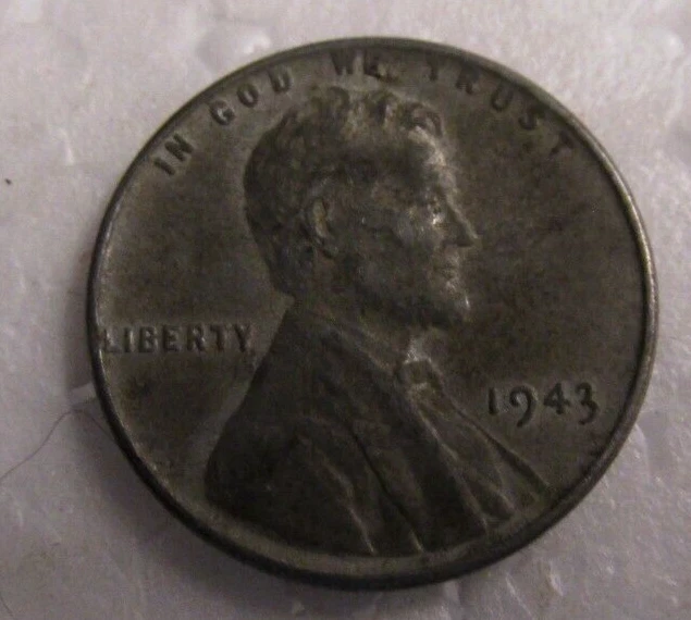 1943 Steel Wheat Penny L48