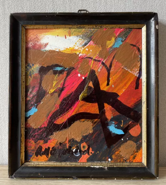 Rolf Gjedsted Colorful Composition Modern Abstract Expressive mid-Century