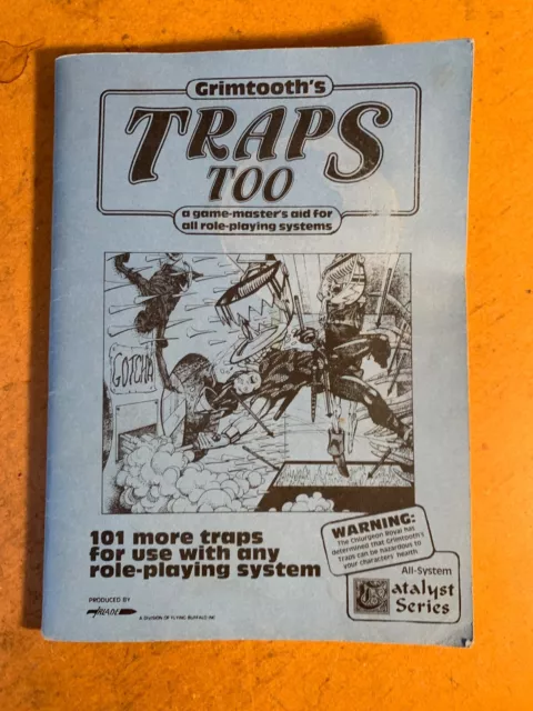 Grimtooth's Traps Too By Flying Buffalo for all systems Rolemaster D&D AD&D B