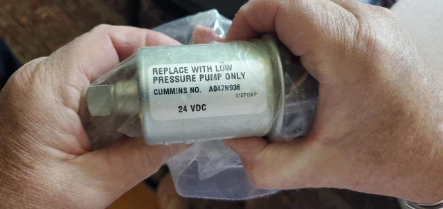 Cummins 24v Fuel Pump (A047N936) for Marine Diesel Generators