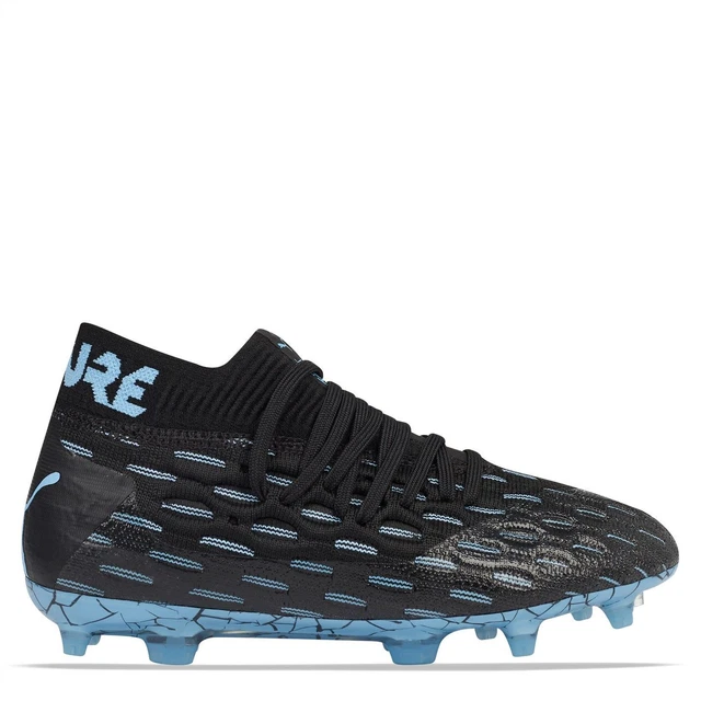 Puma Future 6.1 Net Jn22 Borchie Stampate Bambini Allenatori Calcio Ragazzi Nero/Blu