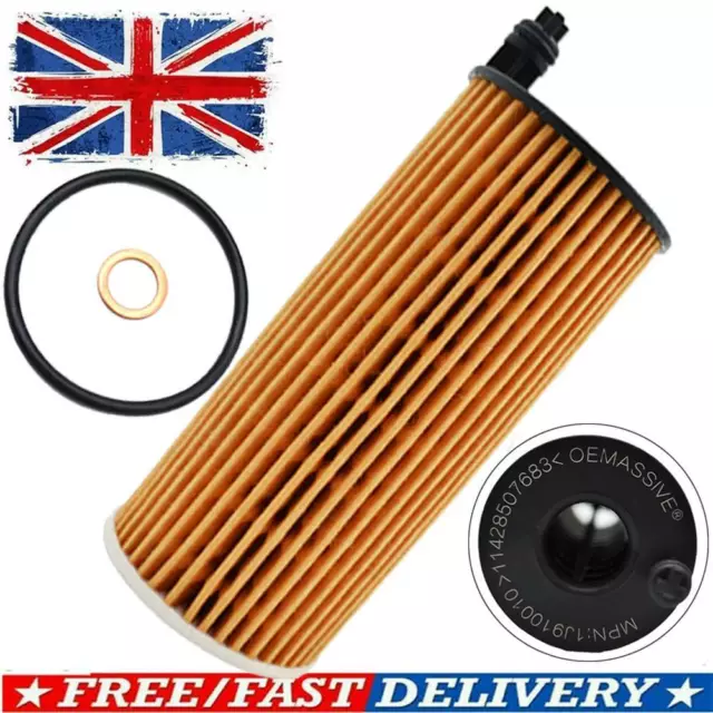 For BMW X1/X3/X4/X5/X6/1/2/3/4/5/6 F10 F20 F30 Diesel 11428507683 Oil Filter Kit