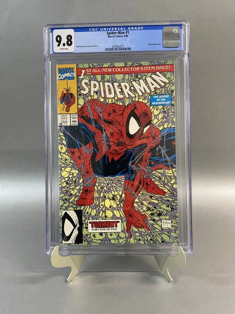 Spider-Man #1 CGC 9.8 Todd McFarlane Story & Art Marvel 1990 Newly Graded!