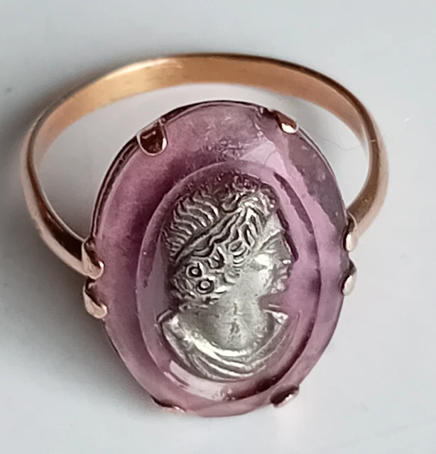 Bague Ancienne Française Vers 1950 En Plaqué Or | Taille 52 | Style Tressé - Bijou Vintage Qualité Poinçon