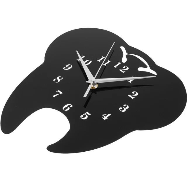 Decorative Hanging Clock Tooth Shaped Wall Clock Silent Wall Clock Mute