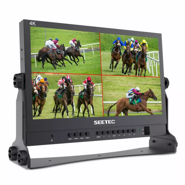 SEETEC ATEM156 15.6 Inch Live Streaming Broadcast Director Monitor 4 HDMI Inputs