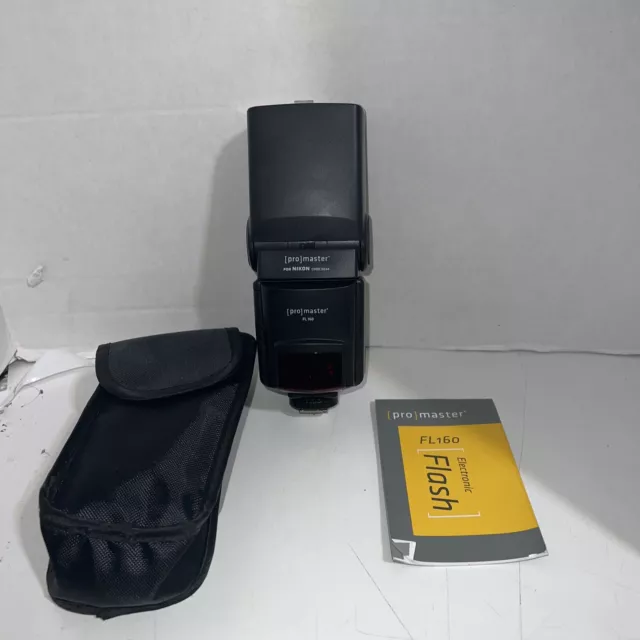 PROMASTER FL160 FLASH - Nikon mount Tested