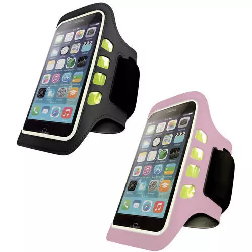 iPhone 6/6S LED Flashing Light Sports Gym Armband Running Case Jogging Cover