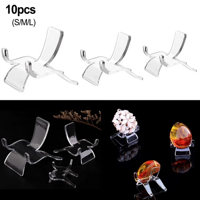 Fulushouxi 30 Pcs Supports De Cartes En Acrylique, Presentoir Chevalet