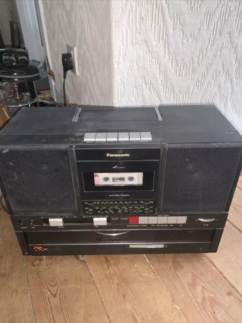 VINTAGE BOOMBOX 1980’S Panasonic SG-J500L (Cassette + Record Player ...