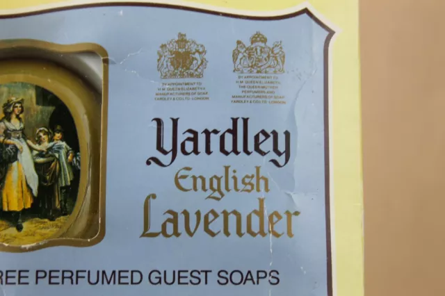 3 Stück Yardley English Lavender Seife in OVP London 3x 30 g 2