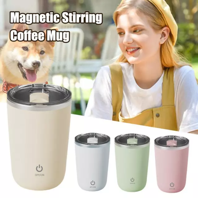 Taza giratoria magnética automática giratoria de leche eléctrica USB