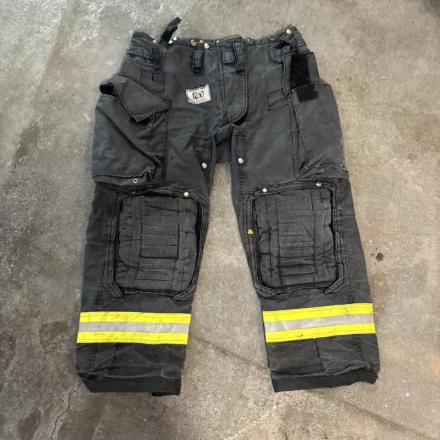 Morning Pride Bunker Pants  Turnout Gear Size  38x30 Old FDNY Style SHELL ONLY
