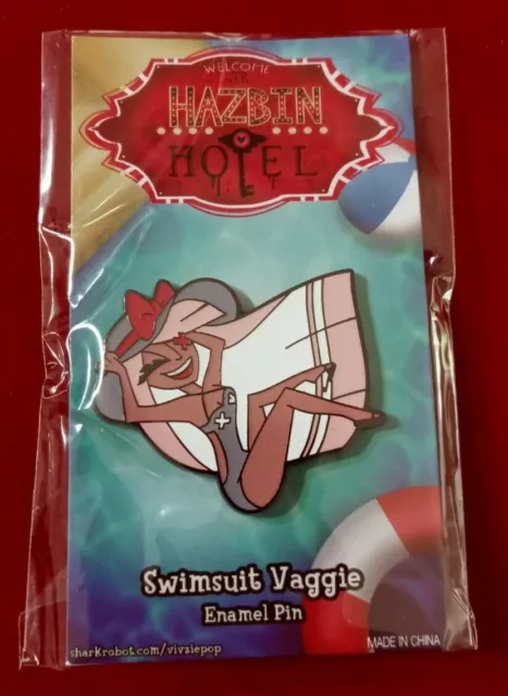 Hazbin Hotel Vivziepop Swimsuit Vaggie Enamel Pin 2021 Limited Edition