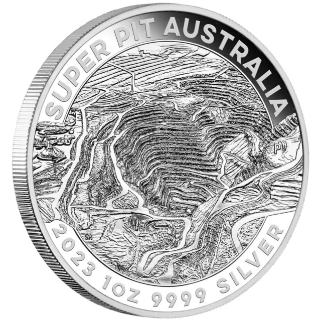 1 Oz 9999 Silver 2023 Perth Mint Super Pit Bullion Investor Coin Uncirculated