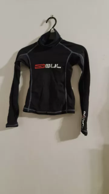 C1 gul water sports t shirt long sleeve size js small childs compression vgc
