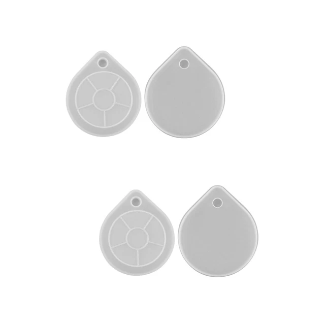 4 Pcs Silikonform Selber Machen Untersetzer-Kunstform Aus Harz Geode Kristall