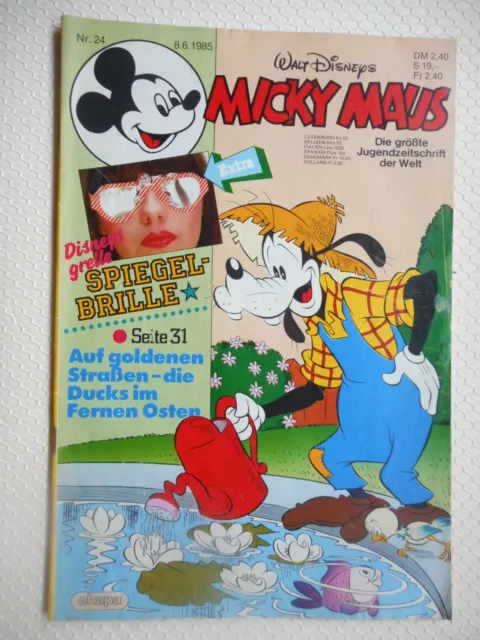 Micky Maus Nr. 24 8.6.1985; #96; ohne Brille; Walt Disney