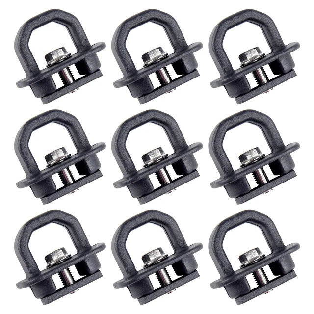 9 PCS Tie Down Anchor Bed Side Wall Anchors Fit for GMC Sierra Chevy