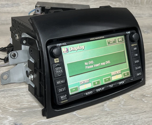 05-08 Toyota Sienna Sequoia Tundra JBL Radio Nav Black 86120-0C160 OEM 2005-2008 05-08 Toyota Sienna Sequoia Tundra JBL Radio Nav Black 86120-0C160 OEM 2005-2008