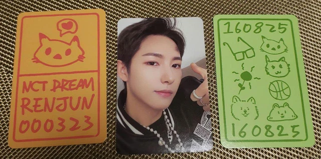 NCT DREAM 6th Anniversary Renjun Official Lucky Photocard Set di 3