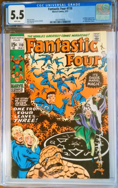 FANTASTIC FOUR  #110 CGC Graded (5.5)    