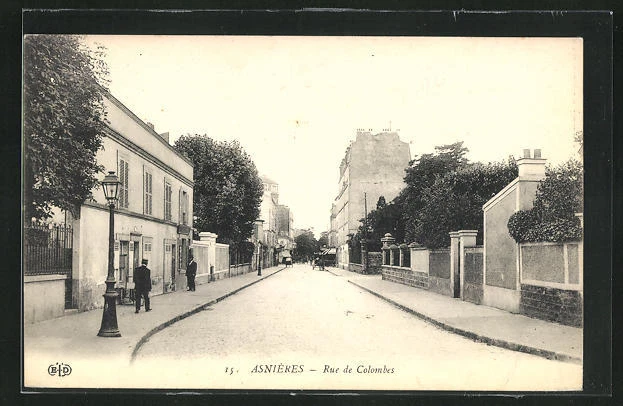 CPA Asniéres, Rue de Colombes