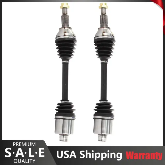 Front Left & Right Pair CV Axle CV Joint Shaft For Saturn Vue 2.4L 2008 09 10
