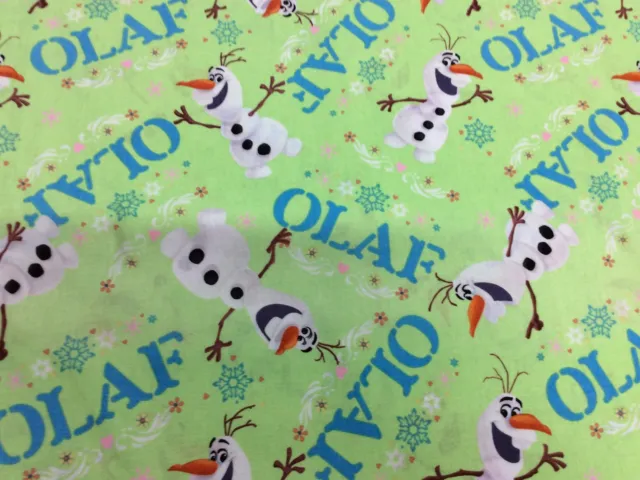 Springs Creative-cp54269-Olaf On Green-100% Cotton