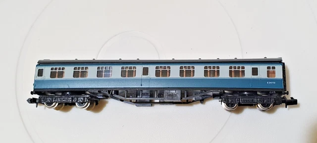 N GAUGE GRAFAR MK1 Coach Blue/Grey (3) r/n E24772 £1.16 - PicClick UK