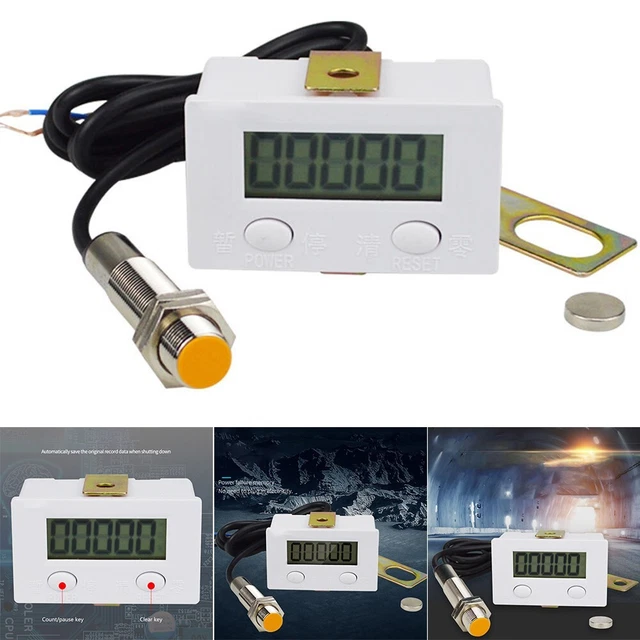 Compteur électronique BEM5C avec mémoire d'arrêt comptage précis taille comp