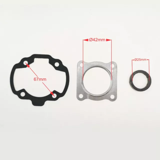 Cylinder Top End Gasket Peugeot Trekker Vivacity 50 Speedfight 1,2 air-cooled 50