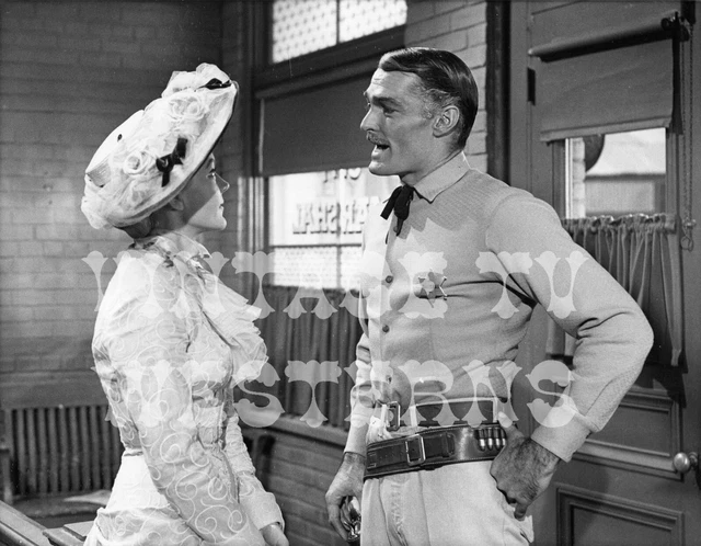 Vintage TV Westerns "Lawman" John Russell Peggie Castle 8 x 10 Photo #3