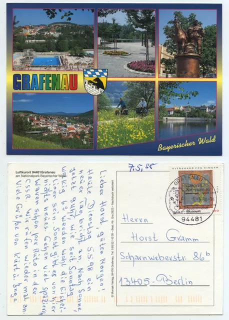 67237 - Grafenau - Ansichtskarte, Sonderstempel 5.5.1998