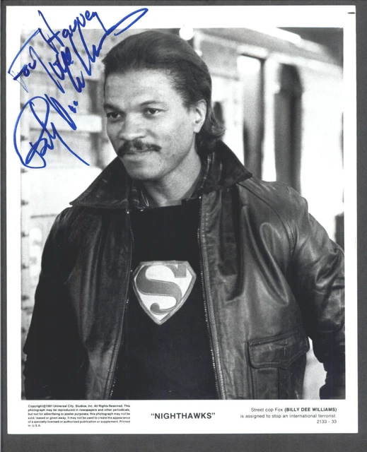 BILLY DEE WILLIAMS - 8x10 Signed Autograph Movie Still -Empire Strikes