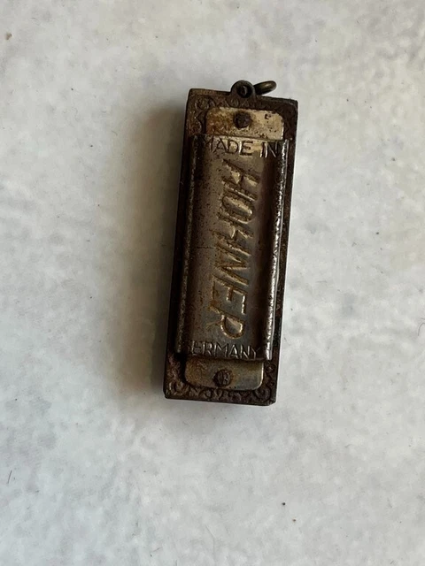 Ancien rare jouet petit harmonica HOHNER miniature années 30