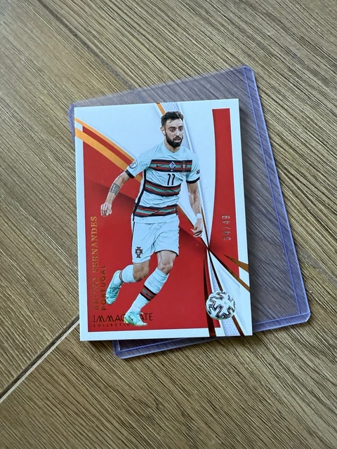 ブルーノ フェルナンデス Panini Immaculate 80枚限定 2021 PANINI IMMACULATE Bruno Fernandes - Portugal /49