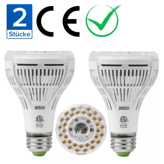 SANSI PAR25 15W Grow LED Pflanzenlampe Vollspektrum Pflanzenlicht Birne E27 230V