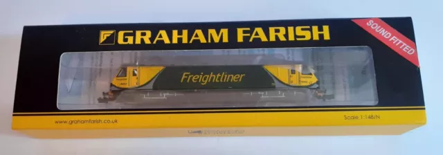 Graham Farish 371-790Sf N Gauge - Class 90/0 Freightliner 'Powerhaul'- Dcc 3