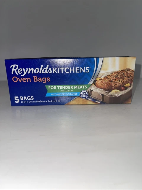 Bolsas horno Reynolds 5 bolsas por caja 1 caja nuevo e17