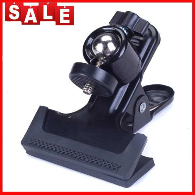Soporte de flash montaje fuerte trípode clips de metal para cámara digital videocámara