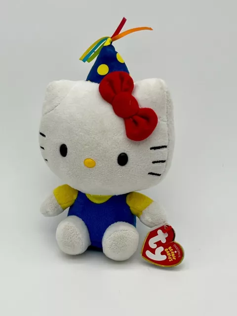 Ty Beanie Babies Sanrio Hello Kitty New Years Plush Clean New with Tags 2014