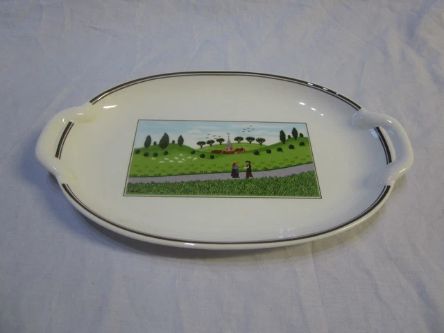 Villeroy & Boch Design Naif Laplau Oval Serving Platter 26cm Excellent Condition