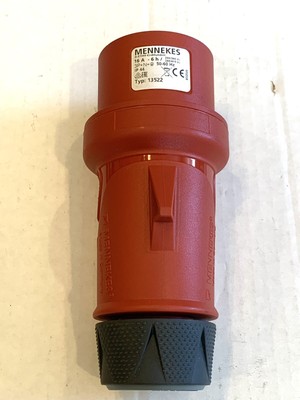 NEW MENNEKES POWER Lock Connector Plug D-57399 Type 13522 32A 3P+N+G ...